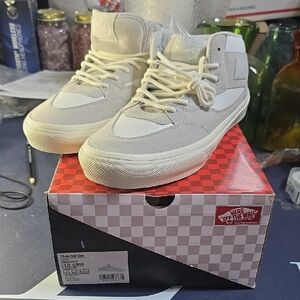 Pop Half Cab Vans Mens 10.5  in Pop Grey and White Brand New